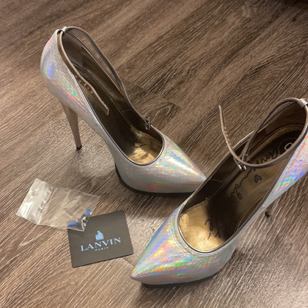 Lanvin Paris Python Shoes - image 4